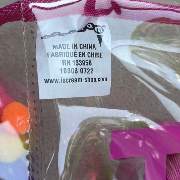 ISCREAM HAPPY POM POMS TOTE BAG large - Picture 4 of 4